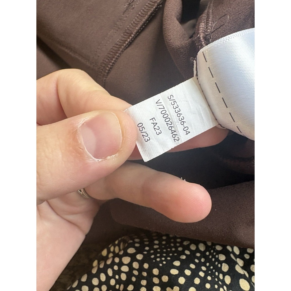 Athleta Endless High Rise Pant Brown Women's size 16 - Picture 4 of 6
